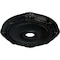 Ekena Millwork Heaton Ceiling Medallion (Fits Canopies up to 6 1/2"), 27 1/2"OD x 3 7/8"ID x 2 1/4"P, Black Pearl CM27HEBPS - alternate 2